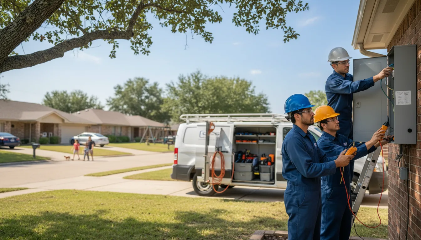 Certified electrician providing emergency electrical services in Felton, PA
